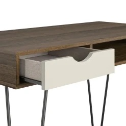 Concord - Bureau met 1 lade in walnoot look