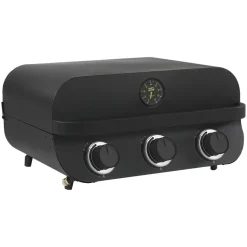 Cook'in Garden Gas barbecue FLAVO 64 - Zwart - Staal