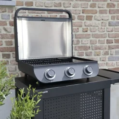 Cook'in Garden Gas barbecue FLAVO 64 - Zwart - Staal