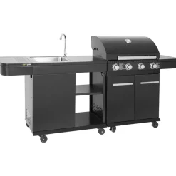 Cook'in Garden Modulaire buitenkeuken FYRA - Zwart - Staal