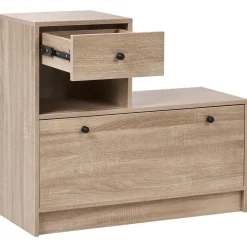 COOMA - Halmeubelset - Lichtbruin - Hout