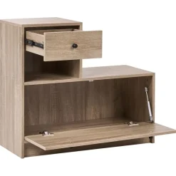 COOMA - Halmeubelset - Lichtbruin - Hout