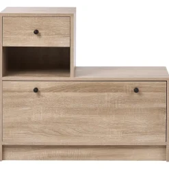 COOMA - Halmeubelset - Lichtbruin - Hout