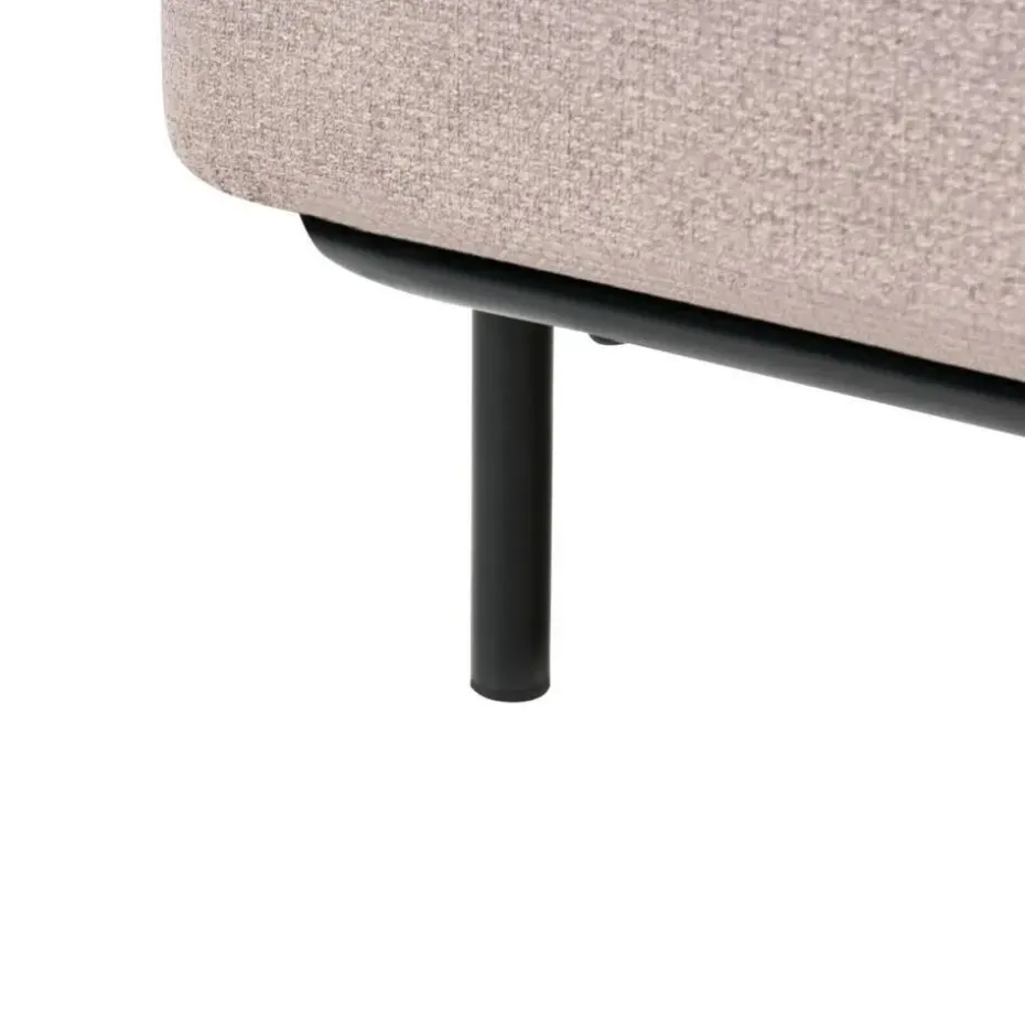 CORIO - Tweepersoonsbed - Taupe - 140 x 200 cm - Polyester