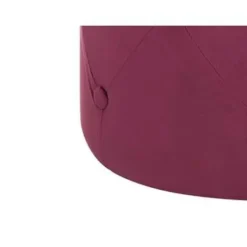 COROLLA - Poef - Rood - 40 cm - Fluweel