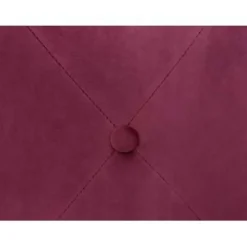 COROLLA - Poef - Rood - 40 cm - Fluweel