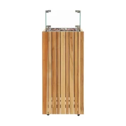 Cosi Fires Cosipillar square sfeerhaard - teak