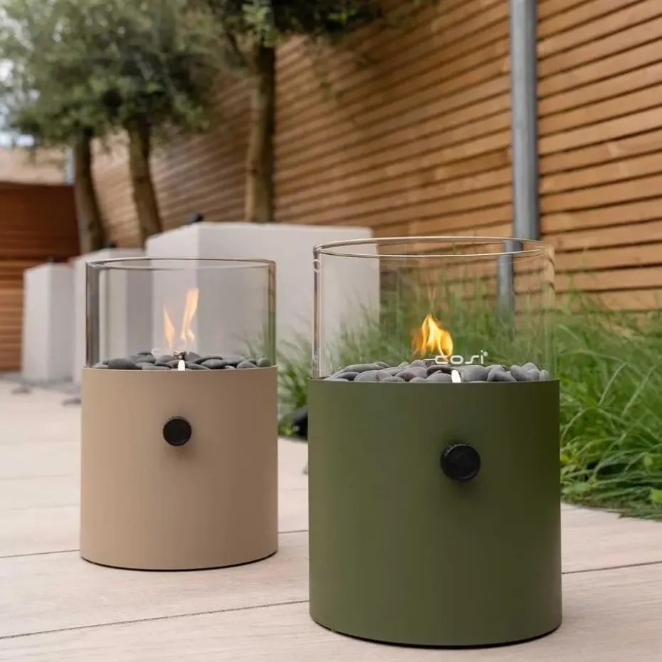 Cosi Fires Cosiscoop XL gaslantaarn - mosgreen