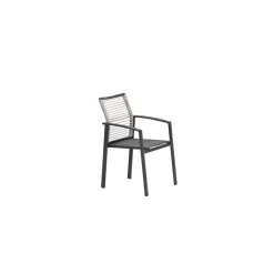 Cosmo dining fauteuil - rope natural - gevuld textileen