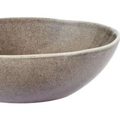 COSTMARY - Diepe borden set van 4 - Grijs - Steengoed