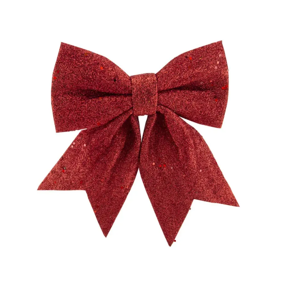 Cosy & Trendy Kersthanger - strik - rood - 30 x 35 cm