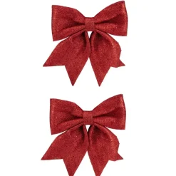 Cosy & Trendy Kersthanger - strik - rood - 30 x 35 cm