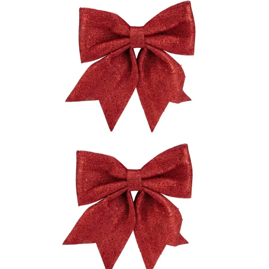 Cosy & Trendy Kersthanger - strik - rood - 30 x 35 cm