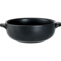 Cosy & Trendy Soepkommetjes - 400 ML - zwart - porselein - D13 cm