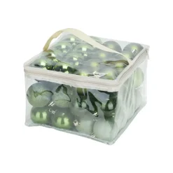 Cosy&Trendy Kerstballen - Ø 6 cm - Groen - Set-48