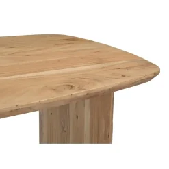 Countertafel Deens Ovaal 150cm - Naturel Acaciahout - Steve