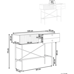 COVENTRY - Sidetable - Zwart - MDF