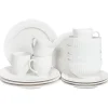 COWSLIP - Servies set van 16 - Wit - Porselein