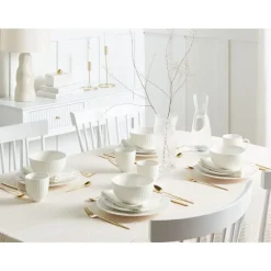 COWSLIP - Servies set van 16 - Wit - Porselein