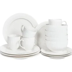 COWSLIP - Servies set van 16 - Wit - Porselein