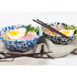 Crow Canyon Home Serviesset Splatter - 4-delig - Rood