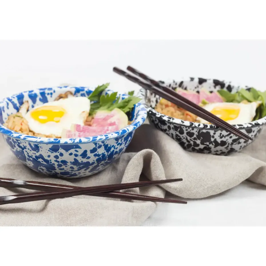 Crow Canyon Home Serviesset Splatter - 4-delig - Rood