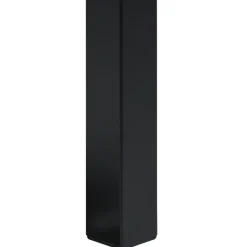 CUSSET - Tweepersoonsbed - Zwart - 120 x 200 cm - Metaal