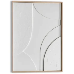 3D Art Terrace - 70 x 50cm - Wit