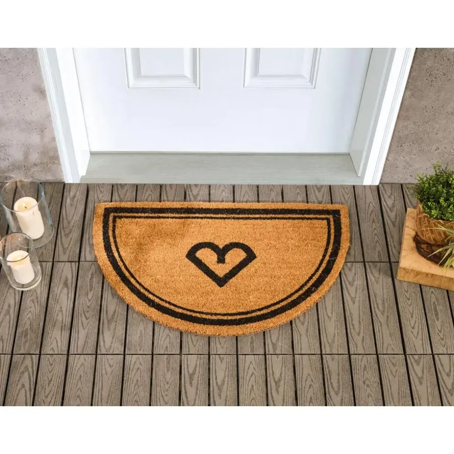 DALAHICAN - Deurmat - Natuurlijk - 45 x 75 cm - Kokos