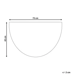 DALAHICAN - Deurmat - Natuurlijk - 45 x 75 cm - Kokos