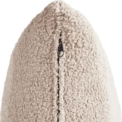DALBY - Fauteuil - Beige - Bouclé