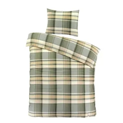 Day Dream Bram - Dekbedovertrek - Eenpersoons - 140 x 200/220 - Groen