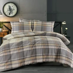 Day Dream Bram - Dekbedovertrek - Eenpersoons - 140 x 200/220 - Grijs