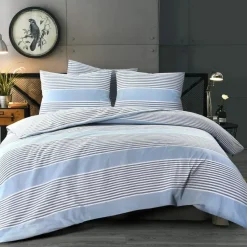 Day Dream Davos - Dekbedovertrek - Eenpersoons - 140 x 200/220 - Lichtblauw