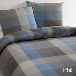 Day Dream Dekbedovertrek Phil - 140x200/220 cm - Blauw