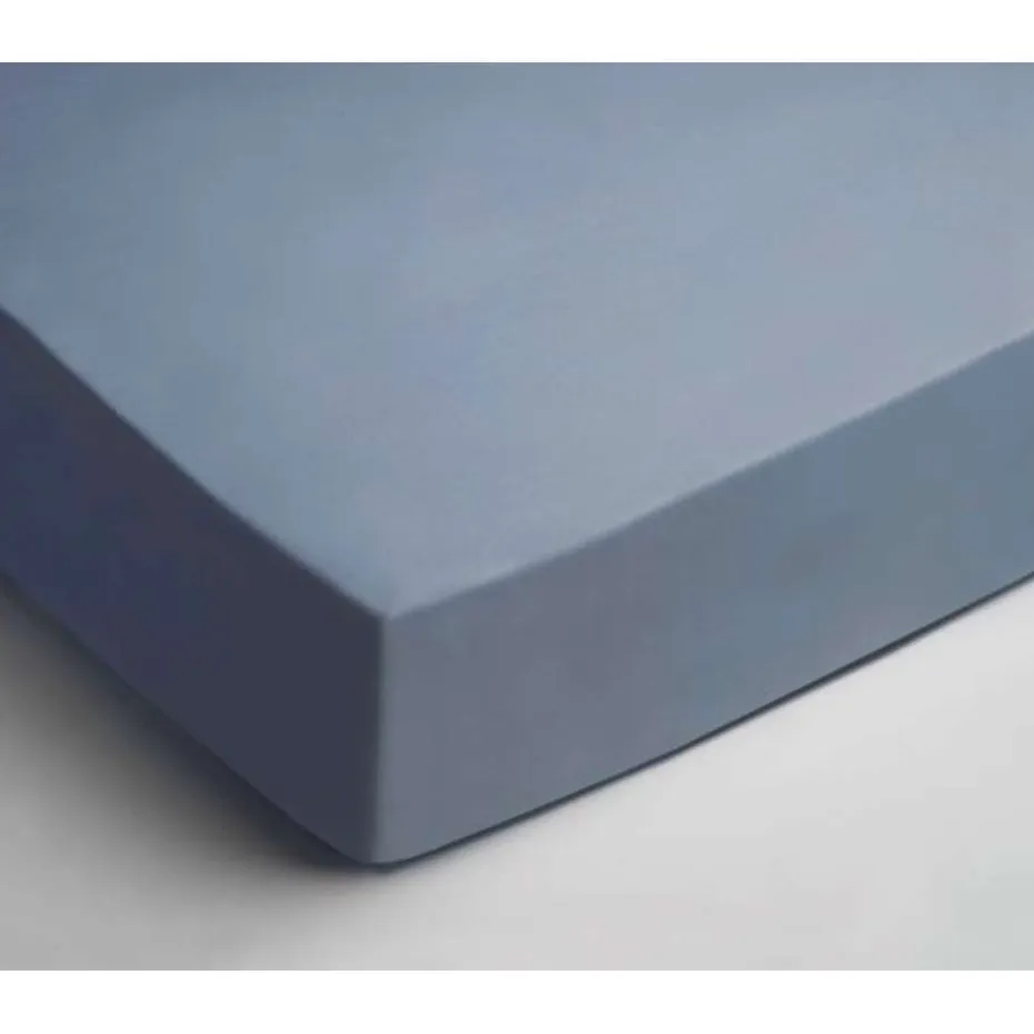 Day Dream Hoeslaken - jersey - 90x200 cm - Blauw