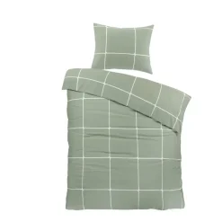 Day Dream Stan - Dekbedovertrek - Eenpersoons - 140 x 200/220 - Groen