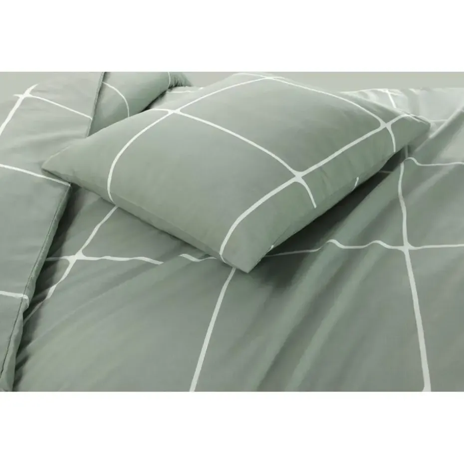 Day Dream Stan - Dekbedovertrek - Eenpersoons - 140 x 200/220 - Groen