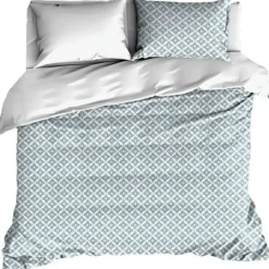 De Witte Lietaer Dekbedovertrek Katoen Satijn Azulejos - 240 x 220 cm