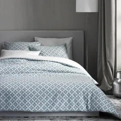 De Witte Lietaer Dekbedovertrek Katoen Satijn Azulejos - 240 x 220 cm