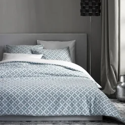 De Witte Lietaer Dekbedovertrek Katoen Satijn Azulejos - 240 x 220 cm