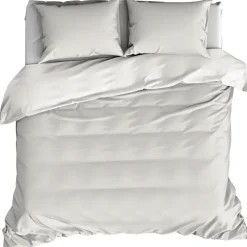 De Witte Lietaer Dekbedovertrek Katoen Satijn Olivia - 240 x 220 cm - Beige