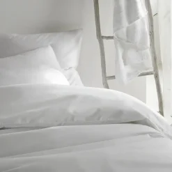 De Witte Lietaer Dekbedovertrek Katoen Satijn Olivia - 200 x 200/220 cm - Wit