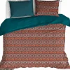 De Witte Lietaer Dekbedovertrek Melchior Brandy Brown -240 x 220 cm - Flanel