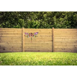 Decoris Tuindecoratie - libelle - metaal - 29 x 47 cm