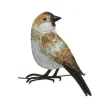 Decoris Tuindecoratie vogel - mus - metaal - 38 cm