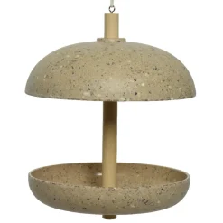 Decoris Vogelvoedersilo - hangend - bamboe - lichtbruin - 25 cm