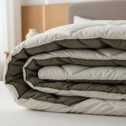 Dekbed zonder Overtrek Diamond 240x200 – Met Kussenslopen – Wasbaar – Crème/Kaki