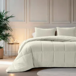 Dekbed zonder Overtrek Velvet 140x200 – Superzacht & Wasbaar – Crème