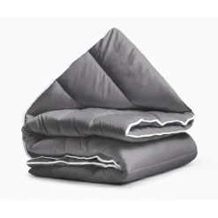 Dekbed zonder Overtrek 200x200 – Incl. Kussenslopen – Wasbaar – Antraciet